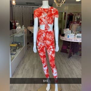 Crop Top and Pant Set